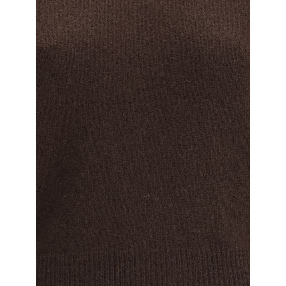Petar Petrov Brown Fleece Wool Cashmere Sweater Petar Petrov