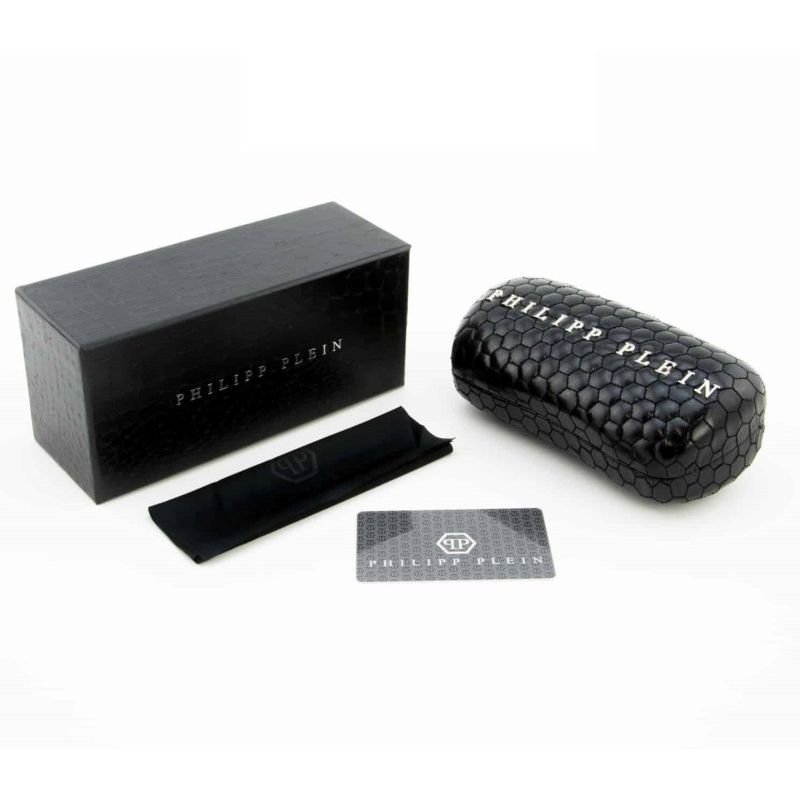 PHILIPP PLEIN SUNGLASSES Mod. SPP103S SHINY GREY GOLD