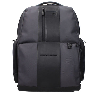 Piquadro Gray Nylon Backpack 1728,75667636384,Backpacks - Bags,Bags,Gray,Men,New with tags,Piquadro
