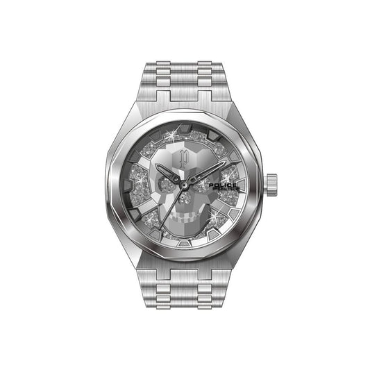 Police Silver Stainless Steel Dress Watch Police