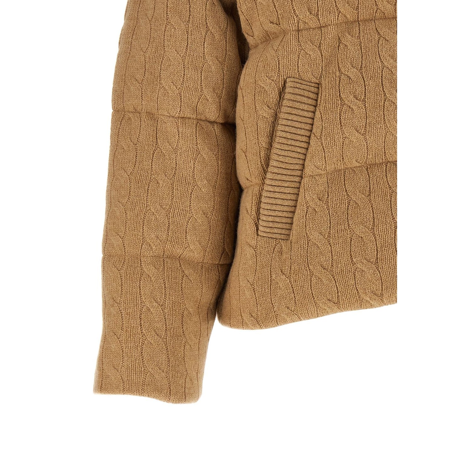 Polo Ralph Lauren Beige Wool Full-Length Jacket