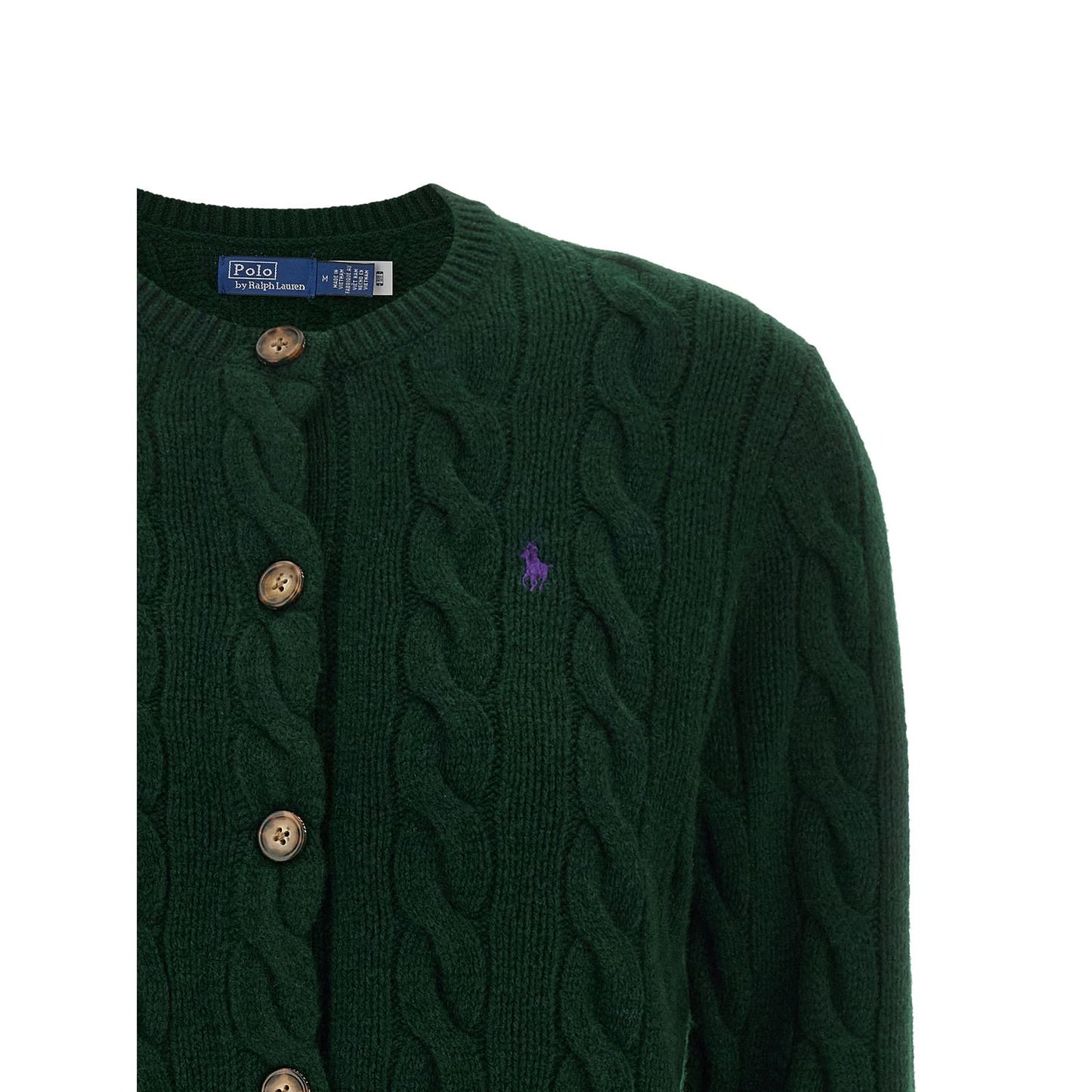 Polo Ralph Lauren Bicolor Wool Cardigan
