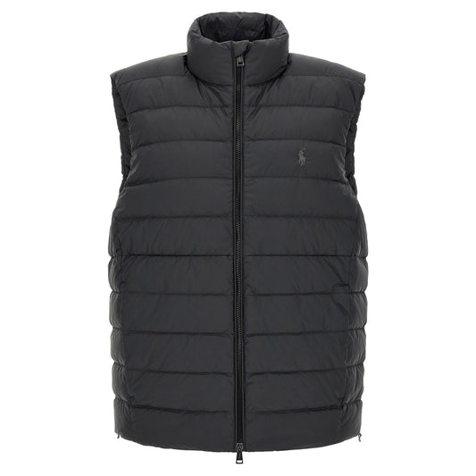 Polo Ralph Lauren Black Polyester Sleeveless Jacket