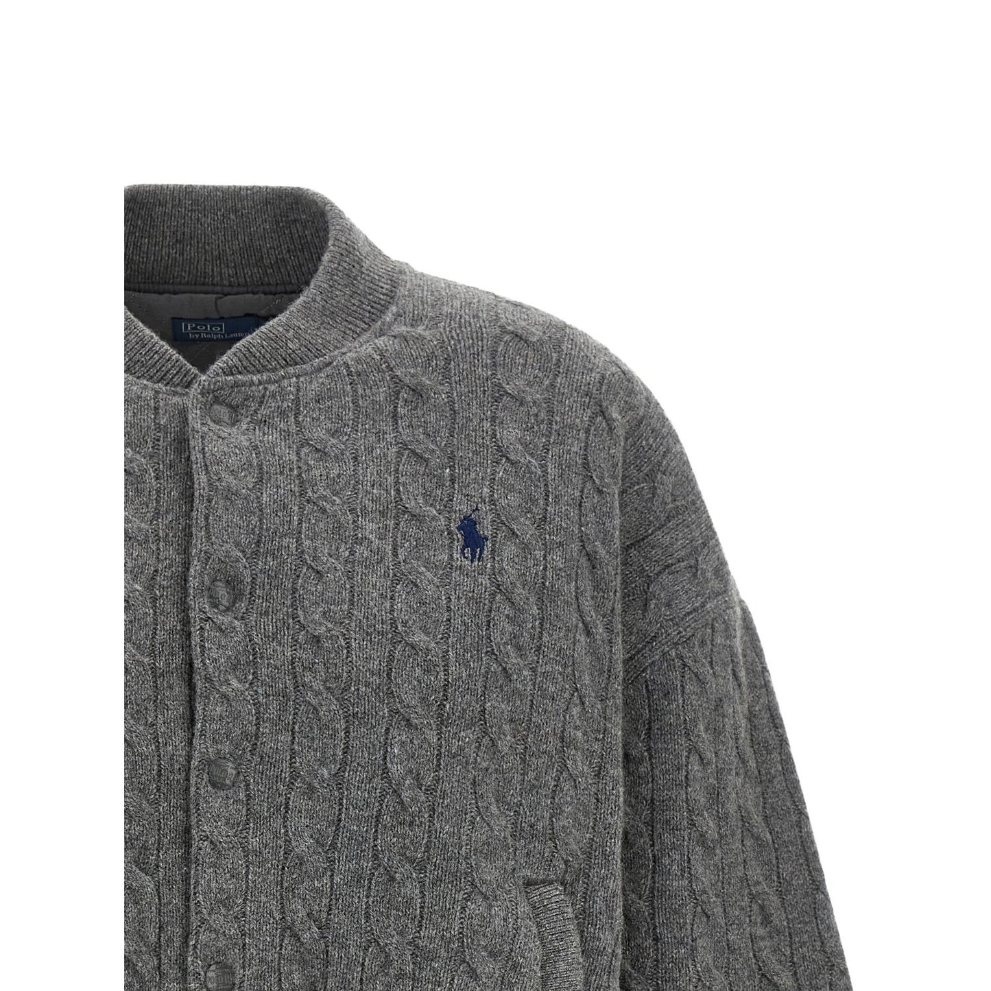 Polo Ralph Lauren Gray Wool Bomber