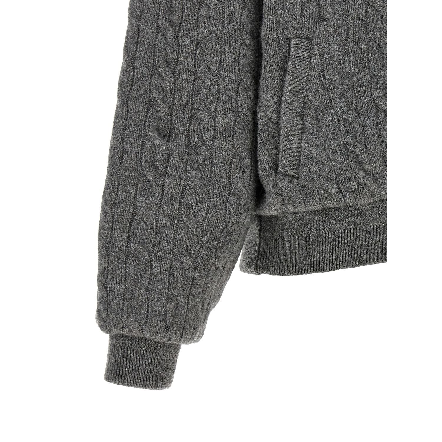 Polo Ralph Lauren Gray Wool Bomber