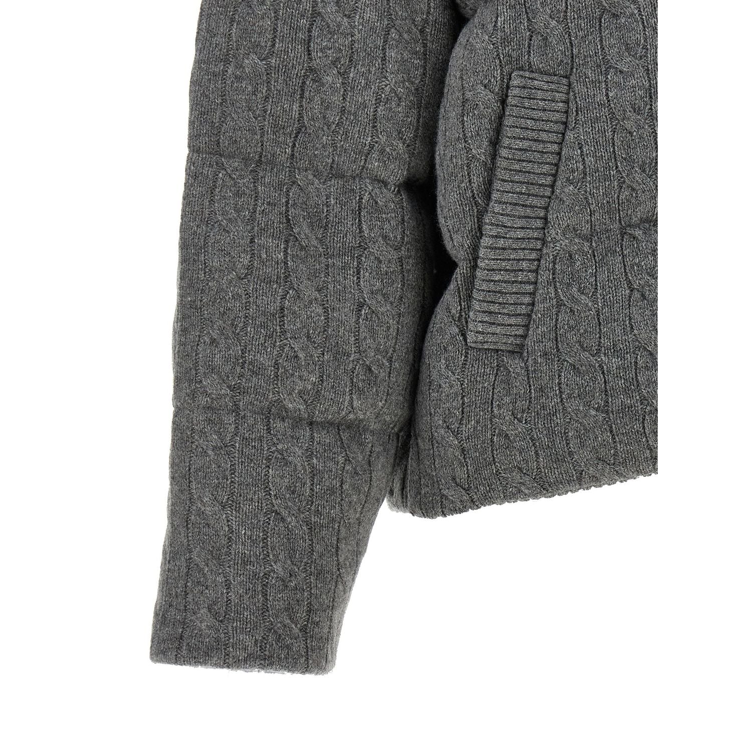 Polo Ralph Lauren Gray Wool Full-Length Jacket