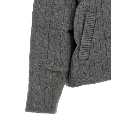 Polo Ralph Lauren Gray Wool Full-Length Jacket
