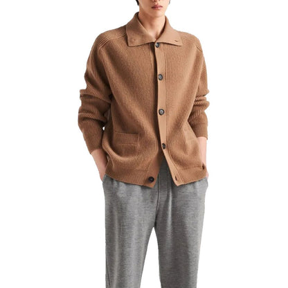Prada Brown Cashmere Cardigan 1728,48 | M,75611013280,Brown,Cardigans - Sweaters - Clothing,Clothing,Men,New with tags,Prada,Sweaters - Clothing