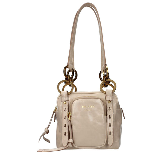 Prada Pink Leather Shoulder Bag 1728,75667636384,Bags,New with tags,Pink,Prada,Shoulder Bags - Bags,Women