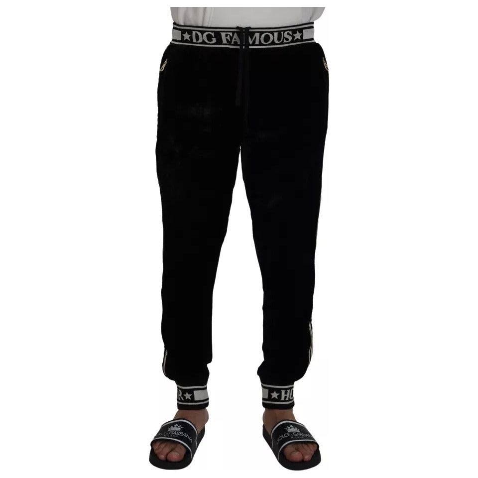 Black Jogger Jogging Trouser Cotton Pants