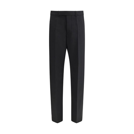 Rick Owens Black Fleece Wool Dress Pants Rick Owens