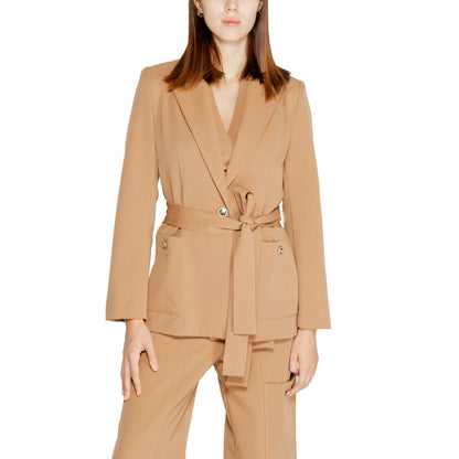 Rinascimento Beige Polyester Blazer