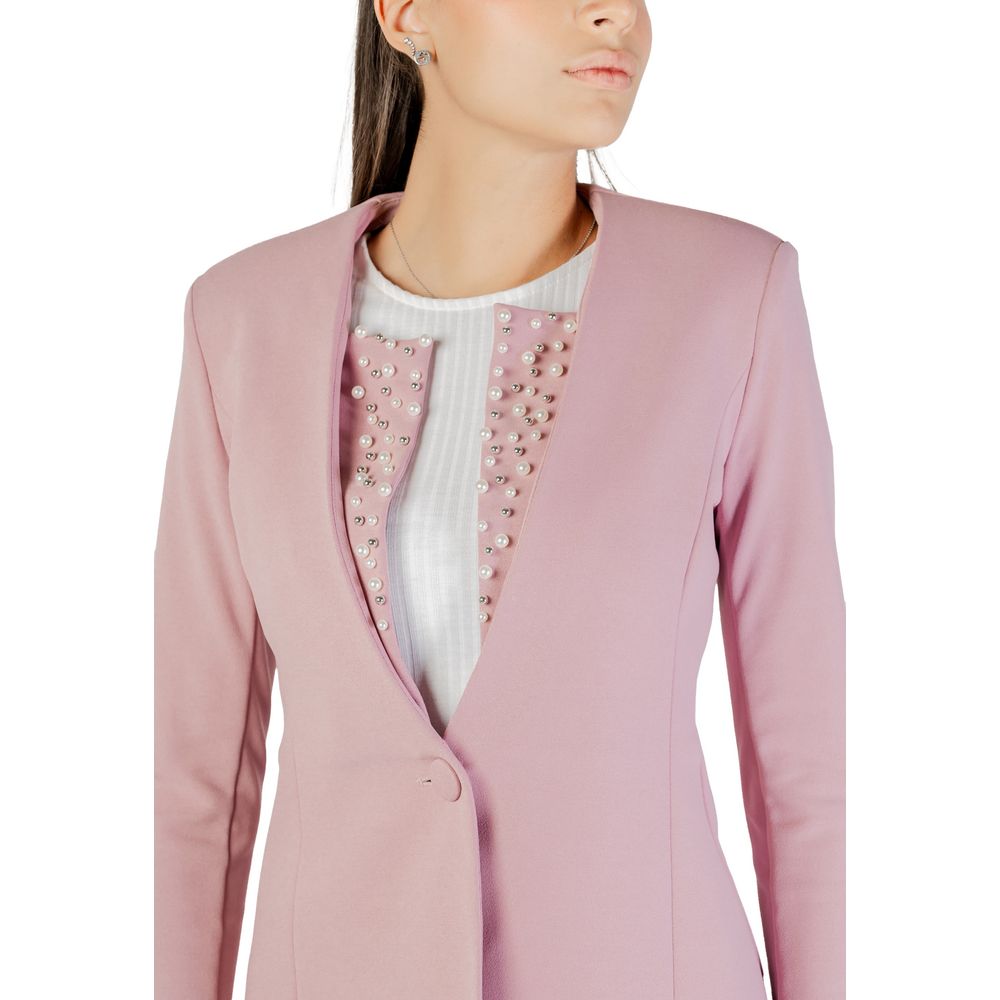 Rinascimento Multicolor Polyester Blazer 1728,71956299936,Blazers - Suits & Blazers - Clothing,Clothing,IT40|S,IT42|M,Multicolor,New with tags,Rinascimento,Suits & Blazers - Clothing,Women