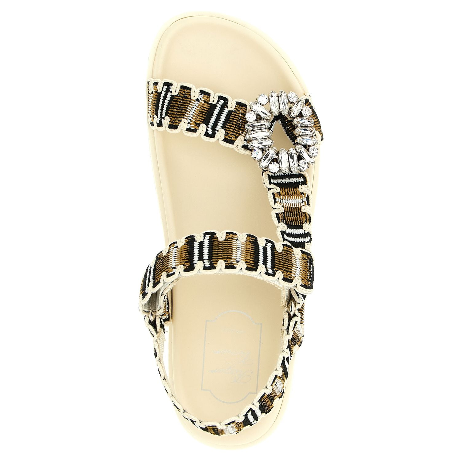 Roger Vivier Multicolor Polyester Flat Sandals
