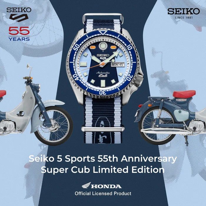 SEIKO 5 SEIKO 5 Mod. HONDA SUPER CUB LIMITED EDITION WATCHES seiko-5-mod-honda-super-cub-limited-edition