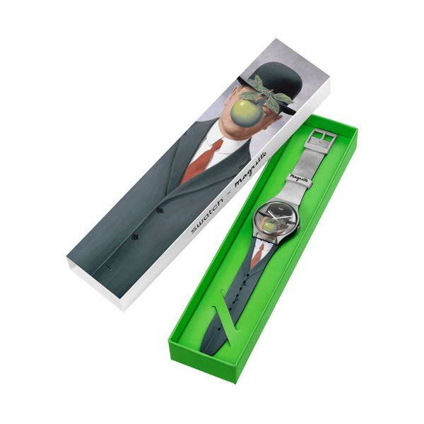 SWATCH Mod. LE FILS DE L'HOMME BY RENE MAGRITTE - SWATCH ART JOURNEY SERIE