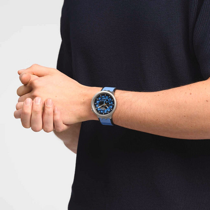 SWATCH Mod. AZURE BLUE DAZE READY STOCKED WATCHES,Wristwatch