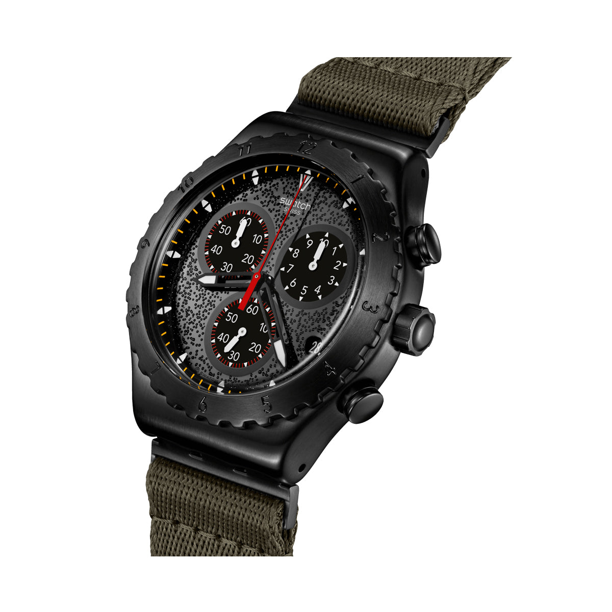 SWATCH Mod. BY THE BONFIRE READY STOCKED WATCHES,Wristwatch