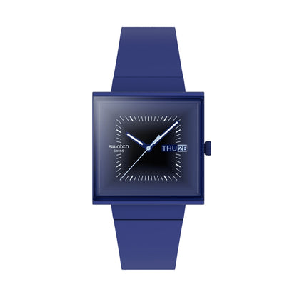 SWATCH Mod. SQUARELY BLACKLIGHT READY STOCKED WATCHES,Wristwatch