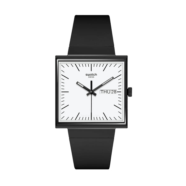 SWATCH Mod. WHAT IF…BLACK? READY STOCKED WATCHES,Wristwatch