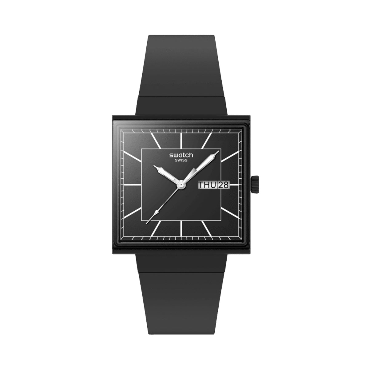 SWATCH Mod. WHAT IF…BLACKAGAIN? READY STOCKED WATCHES,Wristwatch