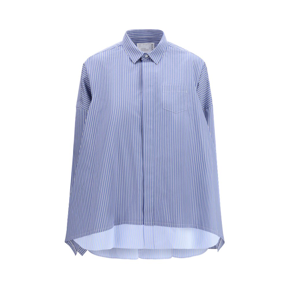 Sacai Blue Cotton Pattern Shirt 1,1728,2,72470364320,Blue,Clothing,New with tags,Pattern - Shirts - Clothing,Sacai,Shirts - Clothing,Women