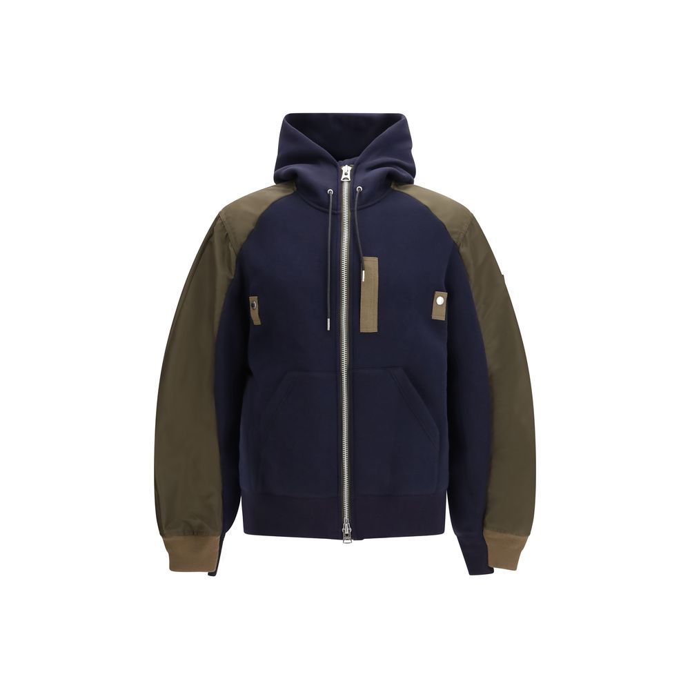Sacai Multicolor Cotton Sweatshirt 1,1728,2,3,72470364320,Clothing,Men,Multicolor,New with tags,Sacai,Sweaters - Clothing,Sweatshirts - Sweaters - Clothing