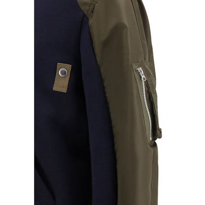 Sacai Multicolor Cotton Sweatshirt 1,1728,2,3,72470364320,Clothing,Men,Multicolor,New with tags,Sacai,Sweaters - Clothing,Sweatshirts - Sweaters - Clothing