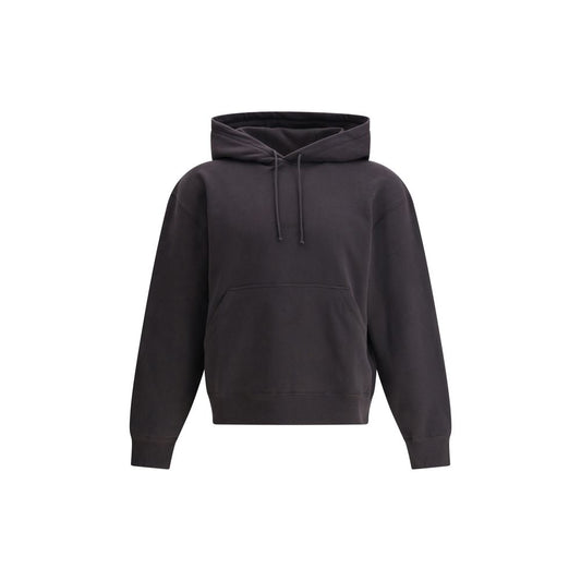 Saint Laurent Black Cotton Sweatshirt Saint Laurent