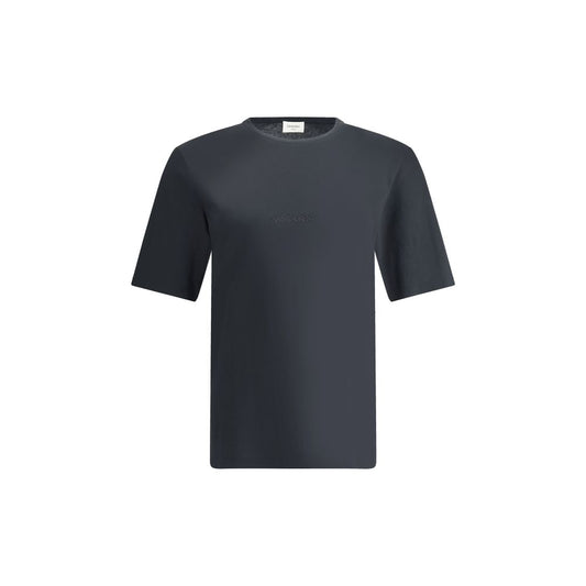 Saint Laurent Black Cotton T-Shirt Saint Laurent