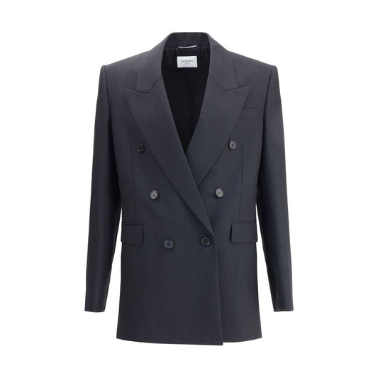 Saint Laurent Black Wool Clothing Saint Laurent