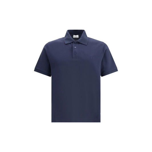 Saint Laurent Blue Cotton Polo Shirt Saint Laurent