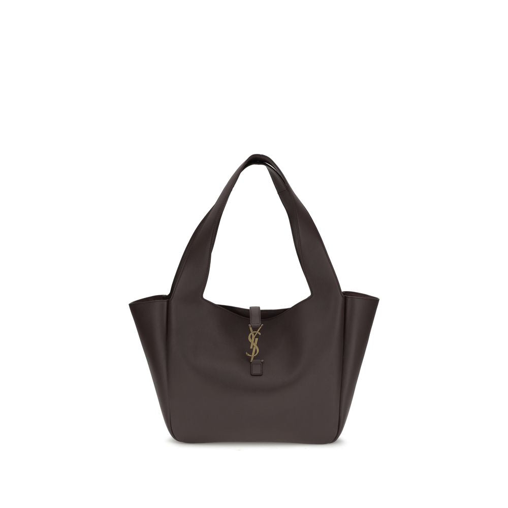 Saint Laurent Brown Lamb Ovis Aries Aries Shoulder Bag