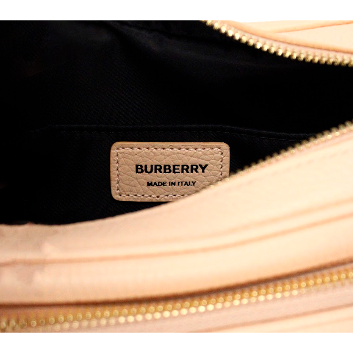 Burberry Small Branded Peach Pink Grainy Leather Camera Crossbody Bag small-branded-peach-pink-grainy-leather-camera-crossbody-bag