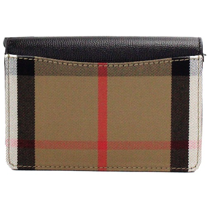 Burberry Hampshire Small House Check Canvas Black Derby Leather Crossbody Bag hampshire-small-house-check-canvas-black-derby-leather-crossbody-bag