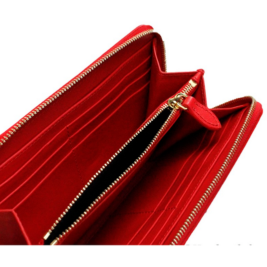 Burberry Elmore Red Embossed Logo Leather Continental Clutch Wallet elmore-red-embossed-logo-leather-continental-clutch-wallet