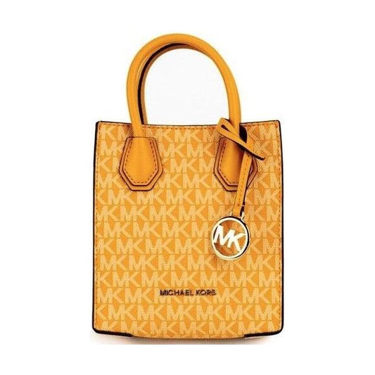 Mercer XS Honeycomb Gold Signature PVC North South Shopper Crossbody Bag