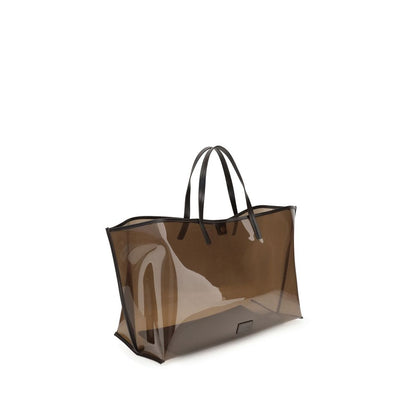 Staud Brown Pvc Handbag 1728,72470364320,Bags,Brown,Handbags - Bags,New with tags,Staud,Women