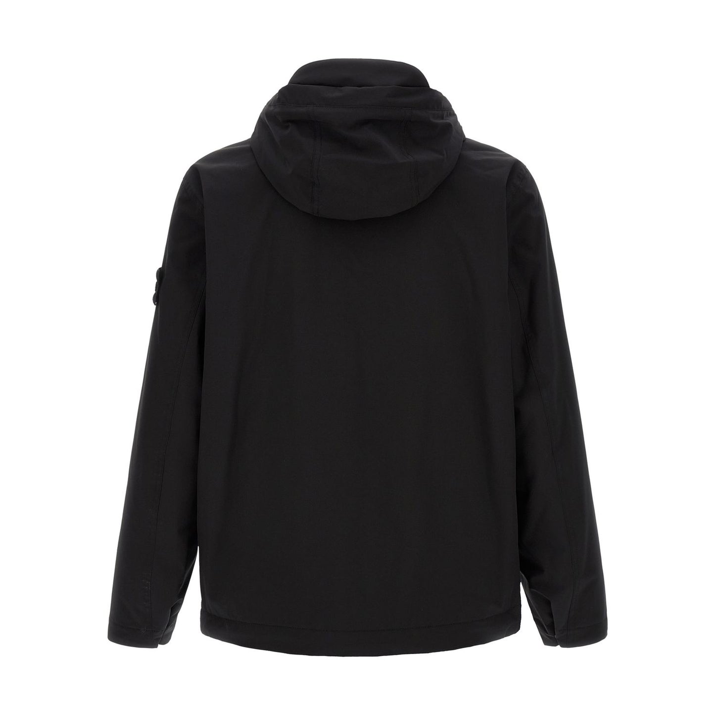 Stone Island Black Polyester Shell Jacket