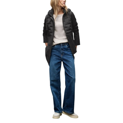 Street One Black Polyester Coat 1728,71956299936,Black,Clothing,Coats - Jackets & Coats - Clothing,IT40|S,Jackets & Coats - Clothing,New with tags,Street One,Women