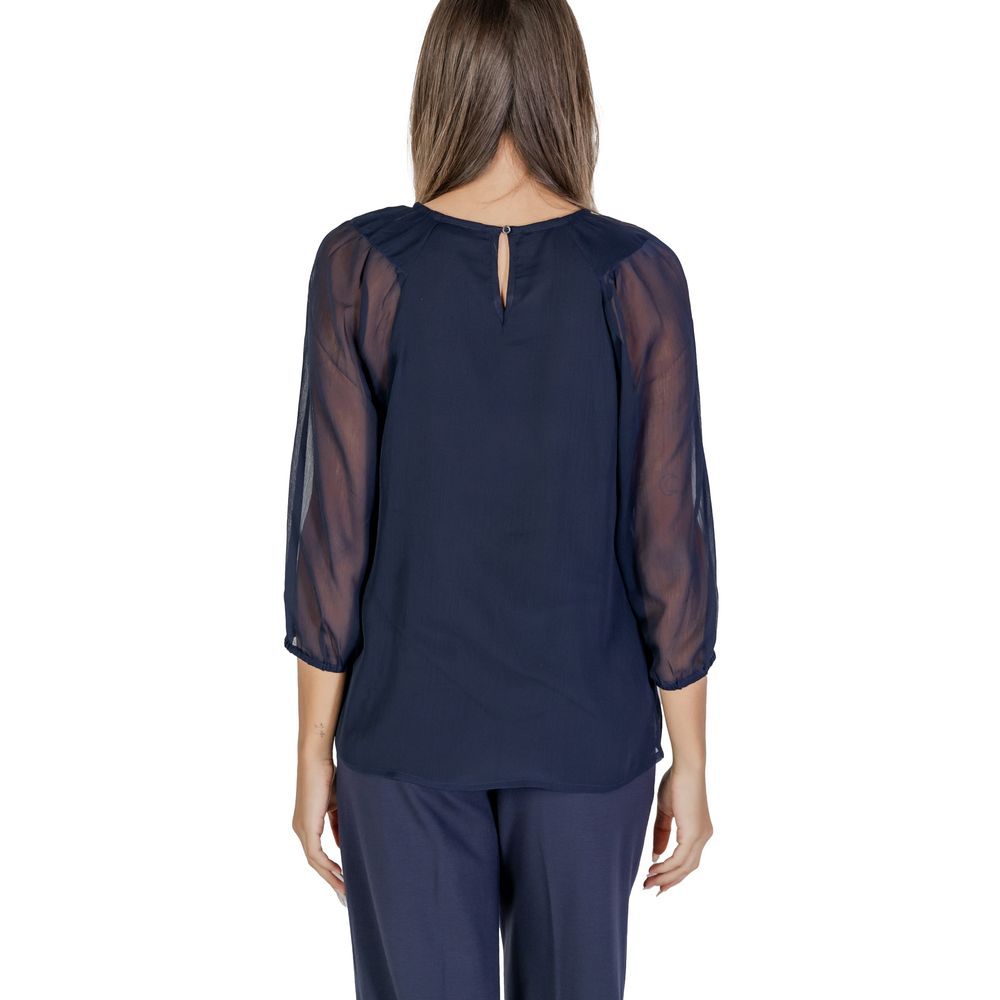 Street One Blue Polyester Blouse Street One