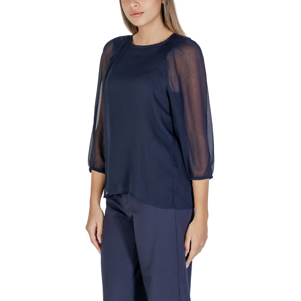 Street One Blue Polyester Blouse Street One