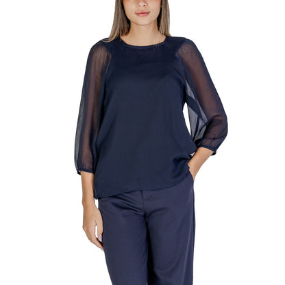 Street One Blue Polyester Blouse Street One