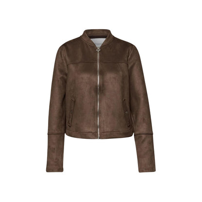 Street One Brown Polyester Bomber 1728,71956299936,Bombers - Jackets & Coats - Clothing,Brown,Clothing,IT40|S,Jackets & Coats - Clothing,New with tags,Street One,Women