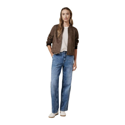 Street One Brown Polyester Bomber 1728,71956299936,Bombers - Jackets & Coats - Clothing,Brown,Clothing,IT40|S,Jackets & Coats - Clothing,New with tags,Street One,Women