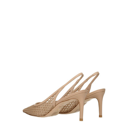 Stuart Weitzman Beige Leather High Heel Pumps