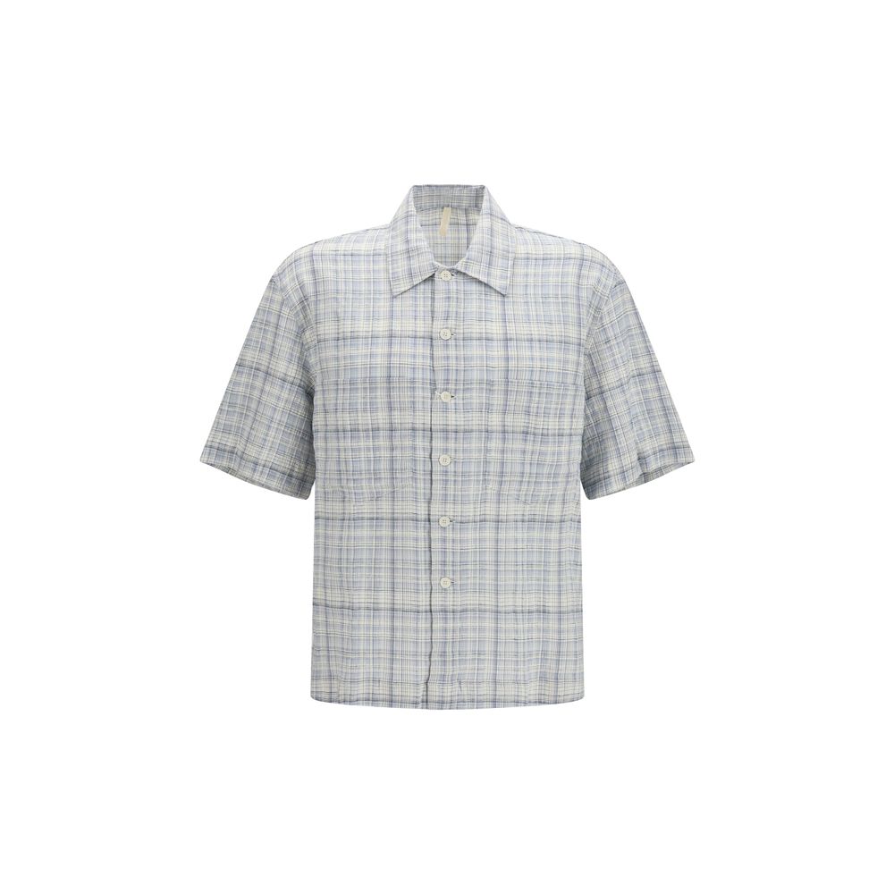Sunflower Blue Cotton Pattern Shirt 1728,72470364320,Blue,Clothing,L,M,Men,New with tags,Pattern - Shirts - Clothing,Shirts - Clothing,Shortsleeve - Shirts - Clothing,Sunflower,XL