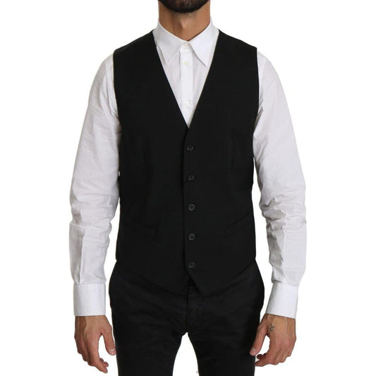 Dolce & Gabbana Black  Vest black-vest