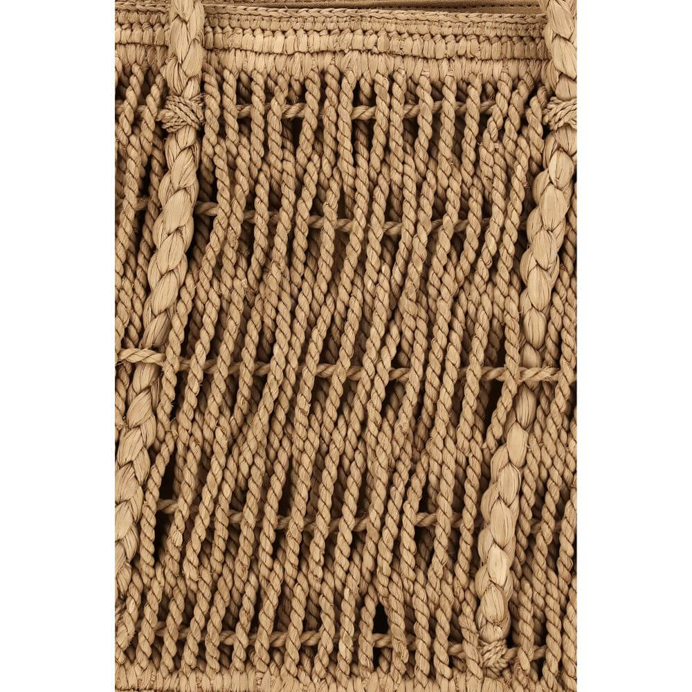 The Row Beige Raffia Shoulder Bag