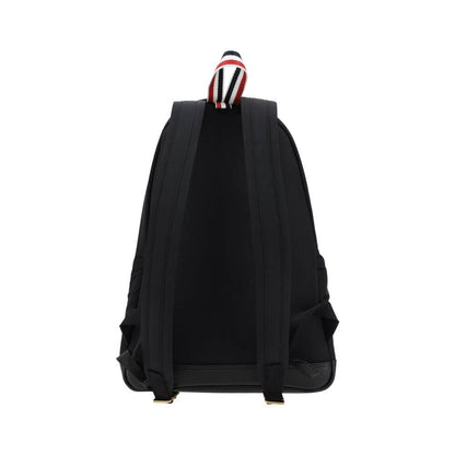 Thom Browne Black Polyester Backpack